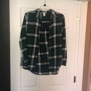 Plaid button up